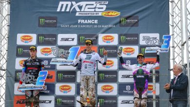 Simone Mancini dei Pata Talenti Azzurri FMI Motocross si impone anche in Francia