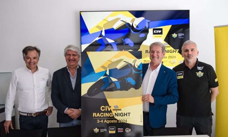 CIV Racing Night 2024. A Misano presentato l’evento e svelato il poster firmato Aldo Drudi