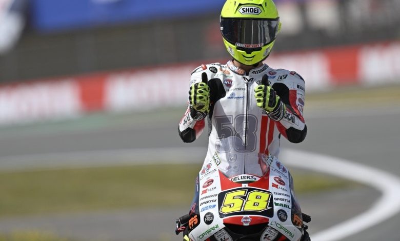 Luca Lunetta dei Pata Talenti Azzurri FMI protagonista Moto3 al TT Circuit Assen