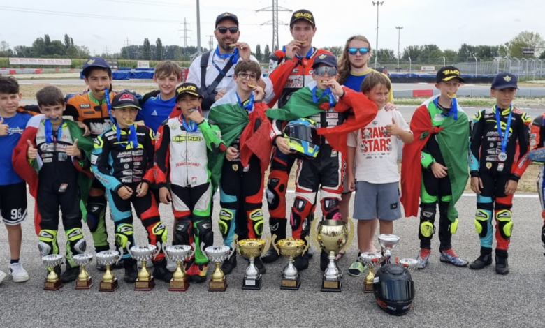 Dominio Italiano all’European Mini Road Racing Championship 2024