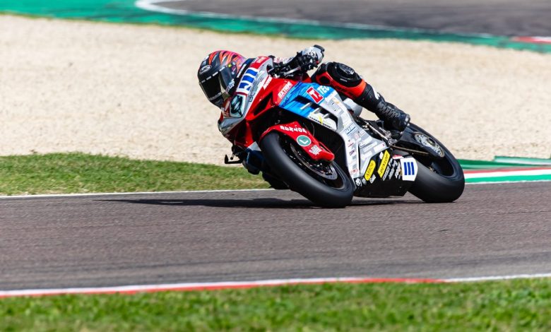 Dunlop CIV. Ottaviani (Supersport 600 NG) e Delbianco (Superbike) in pole provvisoria a Imola